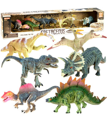 Dinozaurų Rinkinys - 6 Figūrėlės