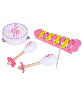 Medinis instrumentų rinkinys: ksylofonas, tamburinas IN0085