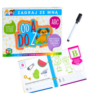 Multigra Nuo A iki Ž - Edukacinis Albumas Rašymo Mokymuisi KS0011