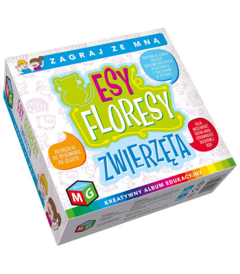 Multigra Albumas edukacinis Esy floresy - grafomotorinių pratimų rinkinys KS0012