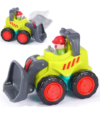 Statybinis žaislinis automobilis Buldozeris Krano sunkvežimis Savivartis ZA2343