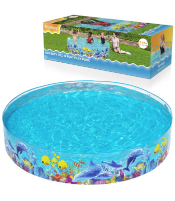 Bestway baseinas su vaikų brodiku 244x46cm 55031