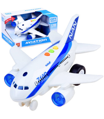 Interaktyvus žaislinis lėktuvas su garsu ir šviesa