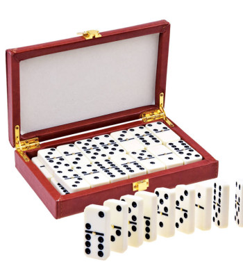 Domino žaidimas elegantiškame dėžutėje
