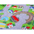 Dideli putų dėlionės ULICA Minkšta žaidimų kilimėlis vaikams 120x120cm ZA2510