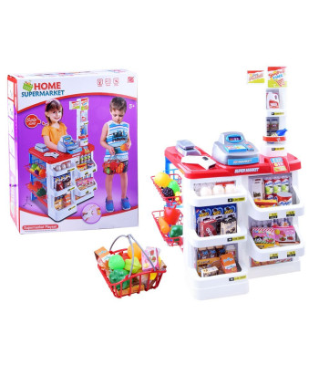 Vaikų žaidimų parduotuvė su kasa ir skeneriu ZA2681