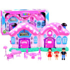 Bajkų išlankstomas žaidimų namelis su baldais ZA2635