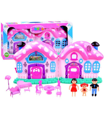 Bajkų išlankstomas žaidimų namelis su baldais ZA2635