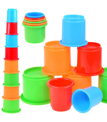 Spalvoti puodeliai Little Tikes piramidė ZA2766
