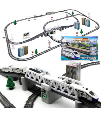 Ilga moderni elektrinė traukinio trasa 914 cm