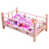 Medinė lovytė lėlėms su patalyne