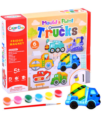 Daryk pats magnetai - statybiniai automobiliai