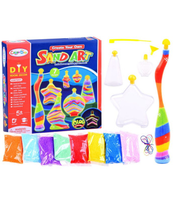 Kūrybinis rinkinys - paveikslėlis smėlio butelyje pakabukas dekoracija ZA2876