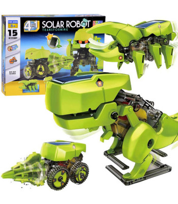 Saulės Dinozauras 4in1 Edukacinis Žaislas