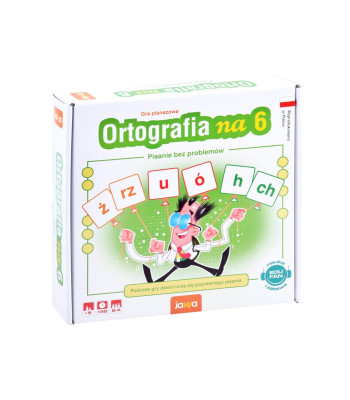 Edukacinis stalo žaidimas "Ortografija ant 6"