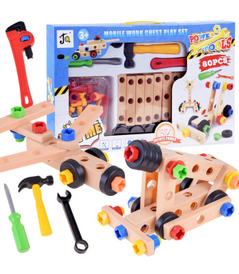 Kūrybiniai Konstravimo Blokai Rinkinys 80 vnt.