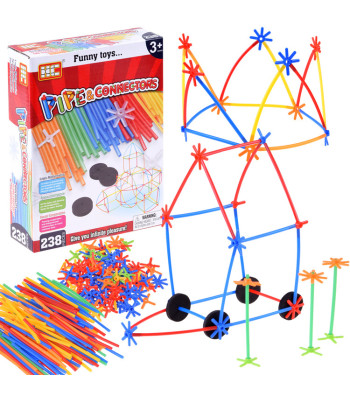 Kūrybinis Konstruktorių Rinkinys Klocki RURKI