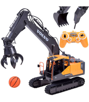 Didelė nuotoliniu būdu valdoma ekskavatorius VOLVO 3in1