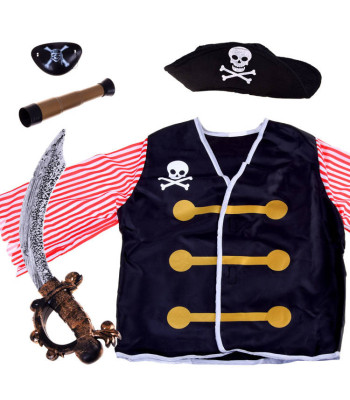 Vaikiškas pirato kostiumas su kardu