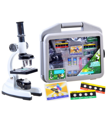 Metalinis mikroskopo rinkinys mažajam mokslininkui