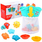 Spalvingas vandens žaislų rinkinys su laivu