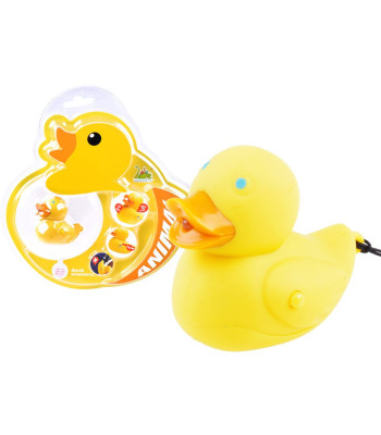 Spalvingas Ančiuko Raktų Pakabukas - Priedas su Šviesele ir Garsu