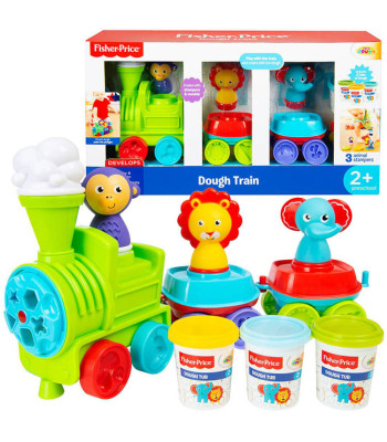Fisher Price Plastilino Traukinys 3 Spalvų