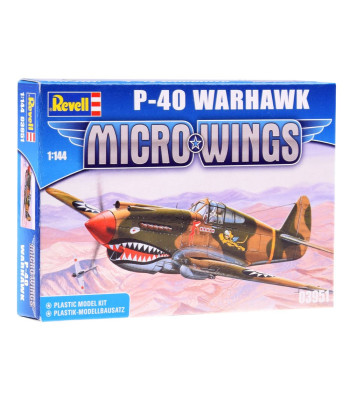 Revell Micro Wings Modelis P-40 Warhawk 1:144 RV0019