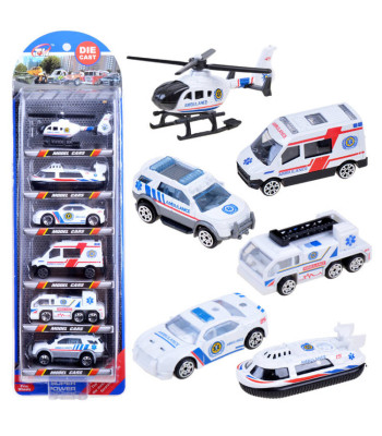 Pogotowie - 6 Metalinių Automobilių Rinkinys