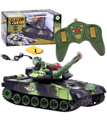 Nuotoliniu būdu valdomas tankas 2,4 GHz RC0036ZI
