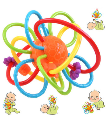 Sensorinis kramtukas kūdikiui su barškučiu ZA2377