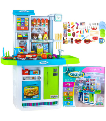 Interaktyvi vaikų virtuvė su šaldytuvu ir priedais ZA2196