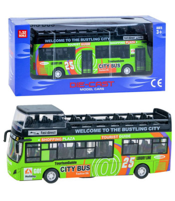 Metalinis dviaukštis autobusas su atidaromomis durimis ZA2094 ZI