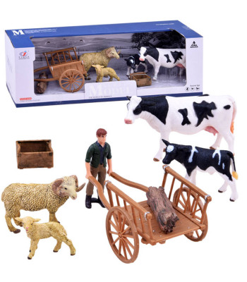 Ūkio Gyvūnų Figūrėlių Rinkinys