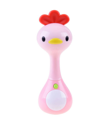 Interaktyvi garso barškutė su gyvūnėliu ir šviesomis