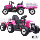 Traktorius su priekaba ant akumuliatoriaus + pultelis PA0242