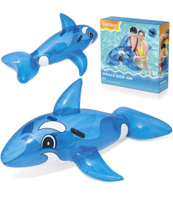 Bestway didelis pripučiamas mėlynas delfinas banginis plaukimui 157 cm