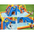 Bestway milžiniškas vandens žaidimų parkas 551x502x265 cm su čiuožykla ir siena 53377