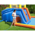 Bestway milžiniškas vandens žaidimų parkas 551x502x265 cm su čiuožykla ir siena 53377