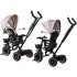 Triratukas Tiny Bike 3in1 smėlio spalvos su stogeliu SP0650