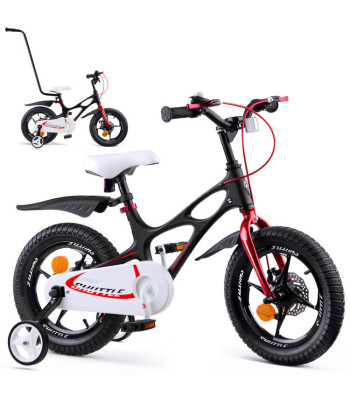 RoyalBaby dviratis 14" Space Shuttle su stūmikliu RB14-22