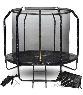 Sodo Tramplynas SkyFlyer + Kopėtėlės 8FT 244 cm