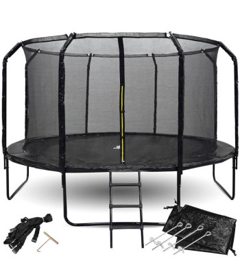 Trampolina sodo SkyFlyer + kopėčios 14FT 426cm