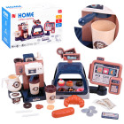 Kavinės žaislas su kavos aparatu, kasa ir vitrina ZA3762