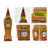 3D dėlionė Londono Big Ben, 30 elementų