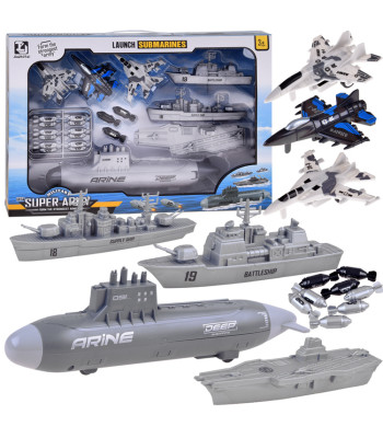 Žaislų Rinkinys Povandeninis Laivas ir Laivai