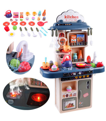 Vaikiška virtuvė su šaldytuvu ir orkaitė