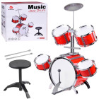 Vaikiškas būgnų rinkinys su 5 būgnais ir lėkšte