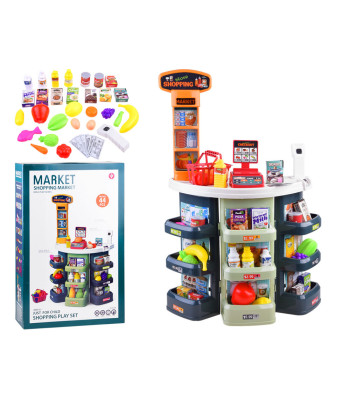 Prekybos centro žaislas su 44 elementais