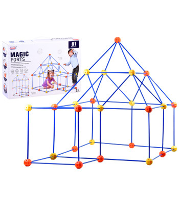 Dideli konstravimo šiaudelių rinkinys 81 vnt.